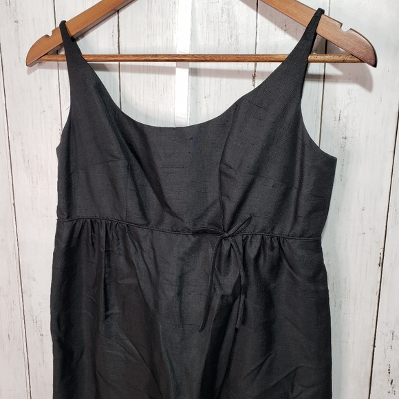 Vintage S. Howard Hirsh Black Silk Empire Waist - Picture 2 of 6